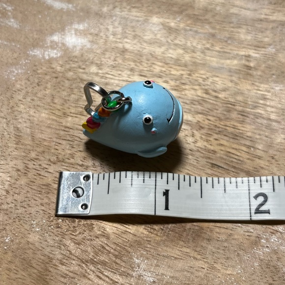 NWOT Baby Blue Rainbow Dinosaur Charm with Spring Hook - Picture 11 of 11